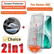 2 IN 1 Film Honor X8C Tempered Glass Film for Honor X8C X8A X8B X7C X7B X7D X7A X6B X6A X6C X9D X5C 