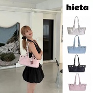 Korean Niche 5 New Hieta Rivet Tote Bag yk Large Capacity Fashion All-Match Shoulder Handbag