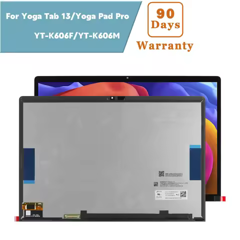 13" For Lenovo Yoga Pad Pro/Yoga Tab 13 YT K606 YT-K606F YT-K606M LCD Display Touch Screen Digitizer