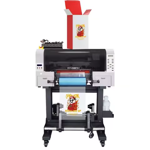 Hot Sale A3 Size UV Dtf Printer Roll to Roll Ab Cold Transfer Film Sticker Printing Machine Crystal 