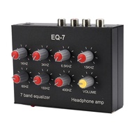 ⭐⭐⭐EQ-7 Car Audio Headset Amplifier 7-Band EQ Equalizer 2 Channel Audio Mixer Equalizer
