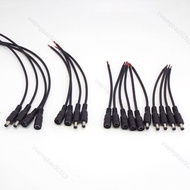 2pin DC Male Female wire Power supply Pigtail Cable 12V 5.5x2.1mm Connector adapter plug For LED light strip  SG5L3