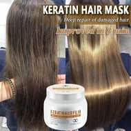 【100 % Original】Keratin hair mask treatment hair mask softening hair mask scalp treatment LYDIMOON Straighten hair moisturizing 500g