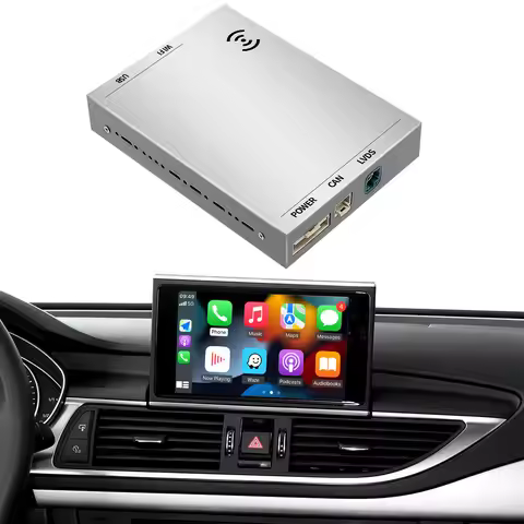 A1 Model Wireless Carplay & Android Auto Video Interface Box Voice Control For Audi Q5 A4 A5 S4 S5 A