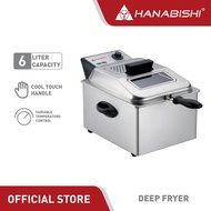 Hanabishi Deep Fryer 6.0 Liter HFRY60SS -Stainless Steel