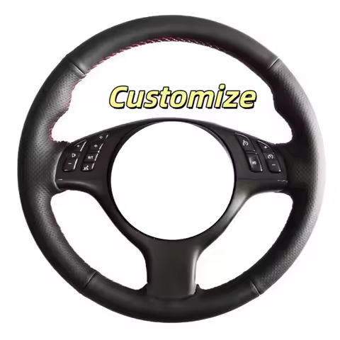 Customize DIY Microfiber Leather M Sport 330i 330Ci E39 540i 525i 530i M3 E46 Accessories Car Steeri