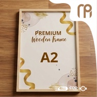 A2 Wooden Photo Frame A2 Size Wooden FrameFrame Foto 42 x 59.4 cm Natural Pine Wood Frame