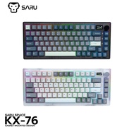 EGA SARU คีย์บอร์ดเกมมิ่ง KX-76 NEPTUNE COLOR TFT จอ LED พร้อม Knob คีย์แคป Cherry Profile สินค้าประ