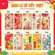 Combo 50-100 bao lì xì 2024 lì xì đẹp giá rẻ Được chọn mẫu hoặc ngẫu nhiên cho khách- LIXI TẾT