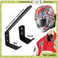 T Rex DIY Wall Mount J Holder / Helmet Hanger / Key Hook Door J Hook Hanger / J Penyangkut Cangkuk