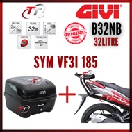 Sym VF3i 185vf3i185 GIVI HRV HEAVY DUTY MONO RACK MONORACK J Tread Box Rear Luggage CARRIER RACK B32N E250N B33NM