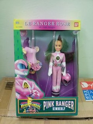 ＜不議價＞ 美版 Bandai Power Rangers Sentai Zyuranger 恐龍戰隊 粉红戰士 箸衫公仔 (SPK)