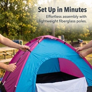 Durable Single Layer Camping Tent for 3 Season Outdoor Adventures