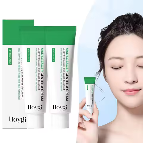 Centella Asiatica Soothing Moisturizing Cream Fast Absorbing Non Greasy Face Moisturizer for Redness