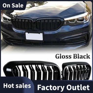 Front Kidney Grille Grill Glossy Black for  G30 G31 5-Series 530i 540i 2017- 2020 Car