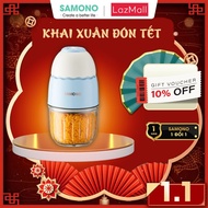 (BH 1 Năm) Máy xay thực phẩm mini đa năng 8 lưỡi dao 300ml 200w xay nhuyễn cho bé tốt SW-MC200S máy