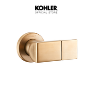 KOHLER Exhale shower bracket ขอแขวนหัวฝักบัวสายอ่อน รุ่นเอ็กซ์เฮล สีบรอนซ์ปัดลาย K-98349X-BV