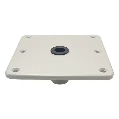 Boat Seat Pedestal Mount 7x7 Inch Boat Post Seat Mount with 3/4 Pin Post Socket Post Mounting Base M