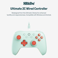 8BitDo New Ultimate 2C Wired Gaming Controller for PC Windows 10, 11 Raspberry Pi Android