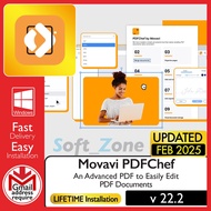 Movavi PDFChef 22.2 - An Advanced PDF to Easily Edit PDF Documents | Windows - SOFTWARE