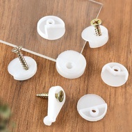 Tangyi Thickened Mirror Glass Buckle Clip Holder Wardrobe Bookcase Kitchen Cabinet Fixing Support Ha