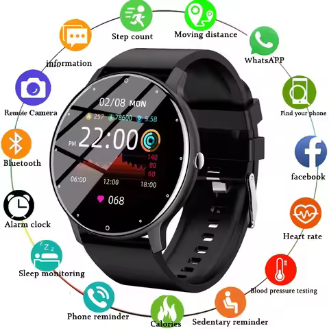 for Sony Xperia 1 III 10 III 5 III 1 II Smart Watch Men Women Sports Sleep Heart Rate Monitor Waterp
