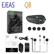 EJEAS Q8 Half helmet full helmet Bluetooth earphones MESH intercom motorcycle Bluetooth earphones