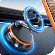 Upgraded Car Phone Holder for Magsafe [108+LBS Strongest Suction & 3000gf Magnetic] Vacuum Magnetic 