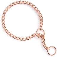 TSPRO Stainless Steel Heavy Duty Metal Dog Collar, Adjustable and Durable Pet Collar for Medium to L