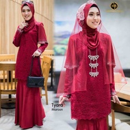 Habibi Boutique | Kurung Moden Tyara | Maroon