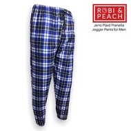 Robi & Peach: Jeno Plaid Pranella Jogger Pants for Men