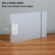Horizontal Two-Hole Punch Folder A3/A4/B5/A5 Detachable Page Business Document Folder Paper File Ca