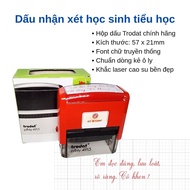 Trodat 4913 Elementary School Student Comment Stamp - Red Ink, Sharp and Convenient Grading Commenda