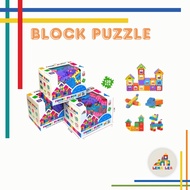 TokoLenaLea Puzzle Toys Assemble House toys / funny blocks / house-shaped building blocks