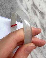 冰種 天然翡翠 緬甸翡翠 A玉 玉鐲 • 玻璃種白月光翡翠貴妃鐲