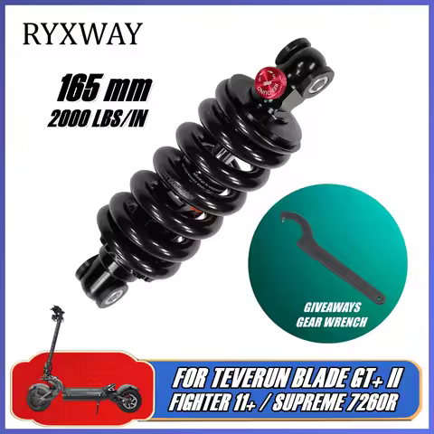 KKE 165mm 2000LBS/IN Adjustable Hydraulic Suspension for TEVERUN BLADE GT GT+ II 2 FIGHTER 11+ 11 SU