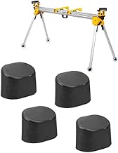 N074647 Table Saw Stand Foot Rubber Pad Replacement Fit for Dewalt DWX723 DWX724 DWX725 Series Miter