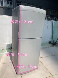 雪櫃 Mitsubishi Electric 三菱電機 雙門 121cm高 128公升 細細個 MR-F15C 二手電器 清倉大減價 最新款 貨到付款 精選貨品 襟用款 好物推介 洗衣機 二手雪櫃 搬