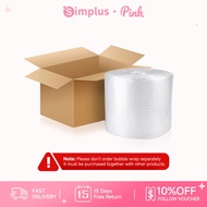 Simplus Pink Bubble Wrapping for Parcel
