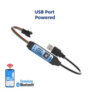 WS2811 WS2812B ขนาดเล็กตัวควบคุม RGB สำหรับพิกเซลแอลอีดีโคมไฟแขวน USB แถบไฟ LED WS2812แอพพ์บลูทูธเพล