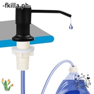 FKILLA Soap Dispenser No-spill Home Detergent Water Pump Stainless Steel Lotion Dispenser