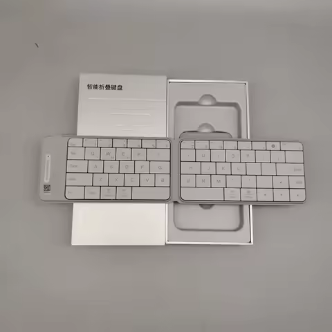 for OPPO Smart Folding Keyboard Bluetooth Connection Foldable Keyboard for Android Apple Universal M
