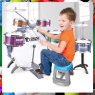 Drum Set with Chair Musical Toy Instrument for Kids JAZZ Drum Set for Kids saxophone for kid