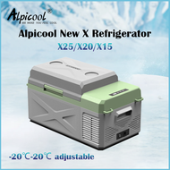 Alpicool fridge X50/X30/X40 New Products Car Fridge 冰箱 Portable Refrigerator Camping 12V/24V/220V Compressor Cooler Box Household vehicle dual -use