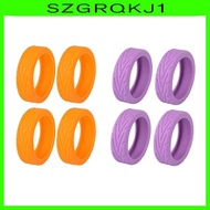 [szgrqkj1] 4x Suitcase Wheel Covers Mute Suitcase Wheel Protectors for Luggage Suitcase