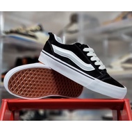 Vans Knu Skool Thick Sole Canvas Shoes and Bread Shoes