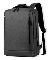 High Quality Laptop Backpack Waterproof USB Big Capacity Bag Backpack Dark Grey MBP0003