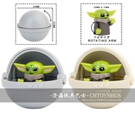 Hot-selling Star Wars The Mandalorian Little Yoda Master with Baby Warehouse KT1039 Building Block M