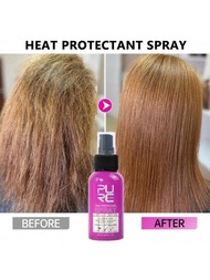 Purc防熱噴霧多效修護養護柔順抗毛躁防暑噴霧,適用於所有髮質並可用於吹乾造型。
