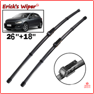 [xzqjw] Ericks Wiper LHD Front Wiper Blades For VW Polo 6 AW BZ 2017 - 2023 Windshield Windscreen Cl
